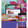 Kleurrijke website met heel veel kunst van Nelly Droog, vanaf vandaag online